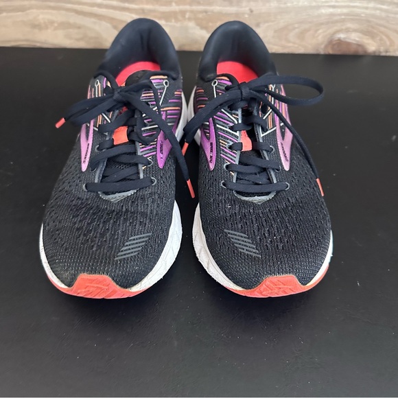 Brooks Adrenaline GTS 19 Running Sneakers Women's 9 M Black Purple Athleisure - Picture 5 of 10